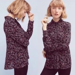 Anthropologie Maeve Bainbridge Buttondown Blouse
